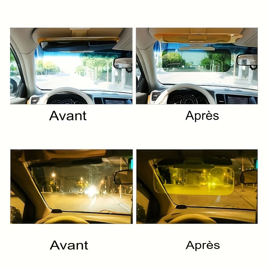 Pare-Soleil Anti-Éblouissement Jour & Nuit – Conduisez en Toute Sécurité