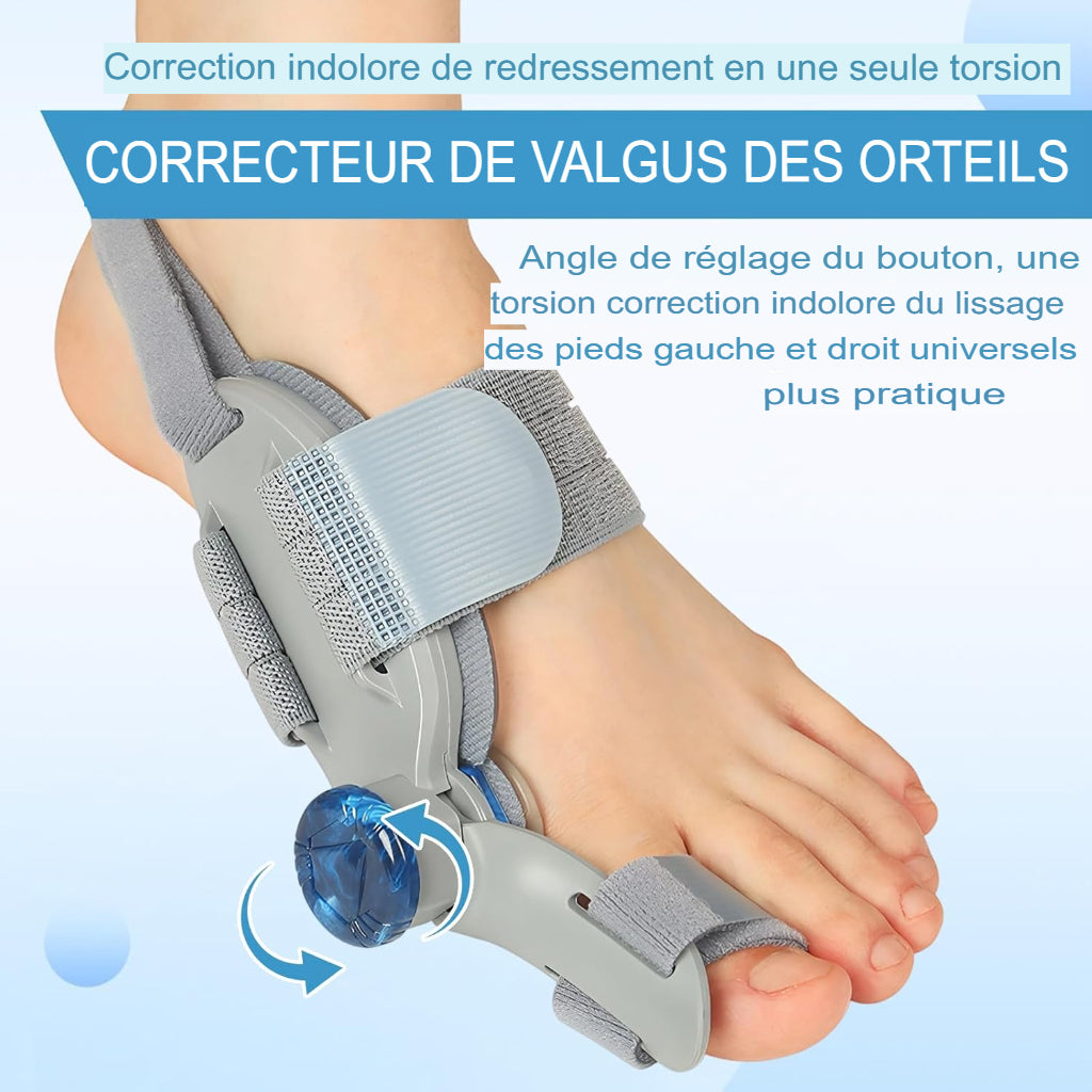 Correcteur Orthopédique Hallux Valgus Ajustable – Soulagement & Alignement Instantané