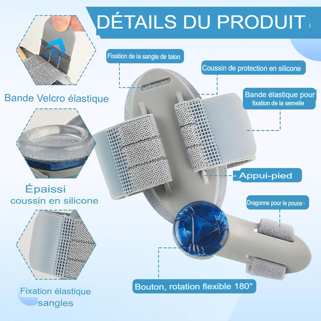 Correcteur Orthopédique Hallux Valgus Ajustable – Soulagement & Alignement Instantané