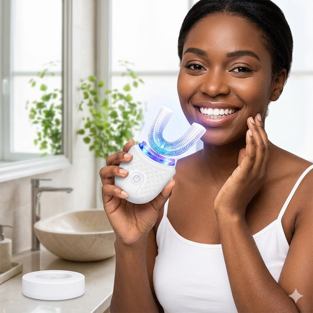 Brosse à Dents Automatique 360° – Un Nettoyage Complet en Quelques Secondes