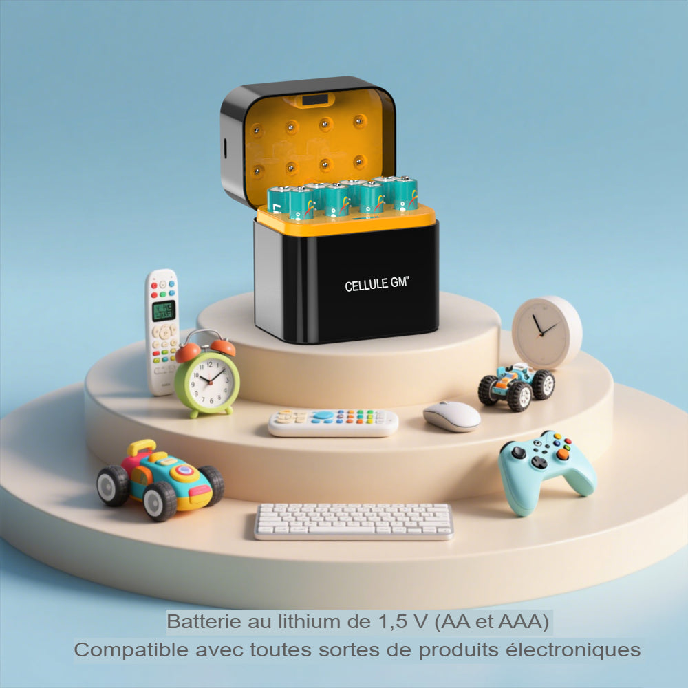 GMCELL : La Recharge Rapide et Intelligente pour Vos Piles