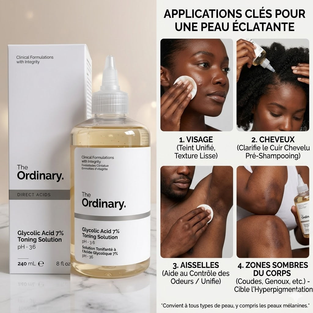 The Ordinary Glycolic Acid 7% – Le Produit Magique Multi-Usage Qui Transforme Votre Peau