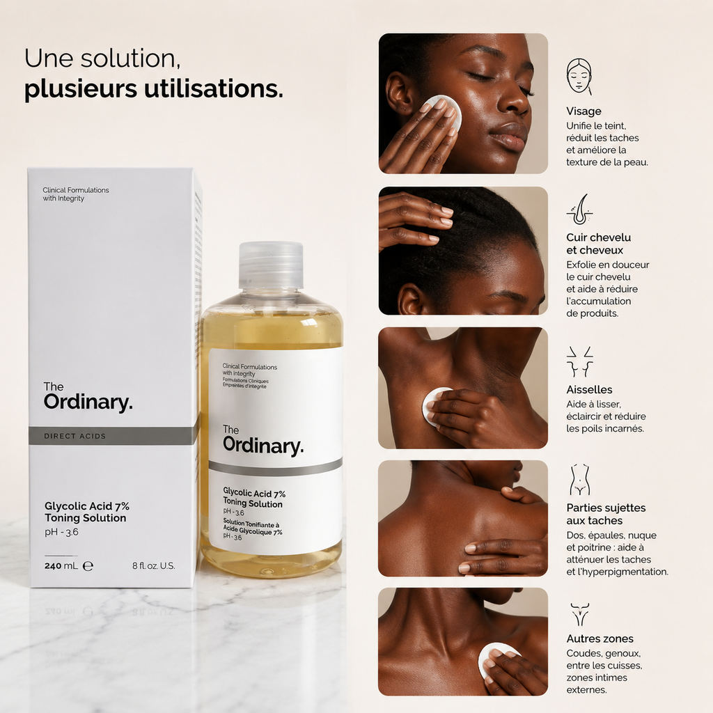 The Ordinary Glycolic Acid 7% – Le Produit Magique Multi-Usage Qui Transforme Votre Peau